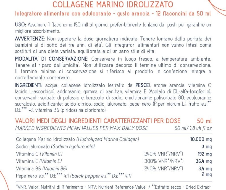 Collagene marino idrolizzato 10000mg