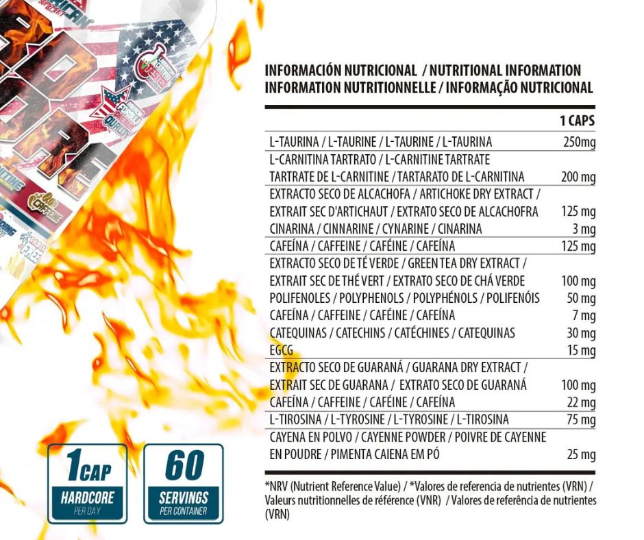 HardCore Fat Burner - Bruciagrassi