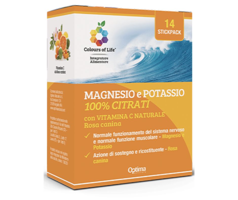 Magnesio e Potassio 100% Citrati con Vitamina C naturale