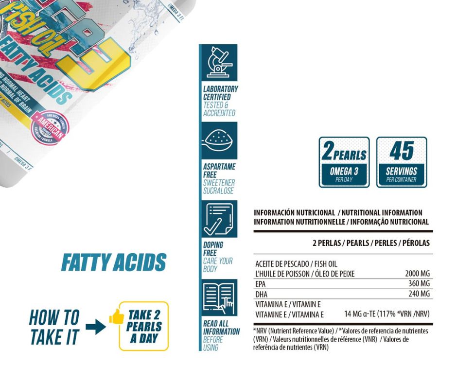 Omega 3 Olio di pesce 90 perle