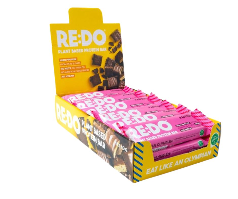 re:do protein bar vegan salted raspberry