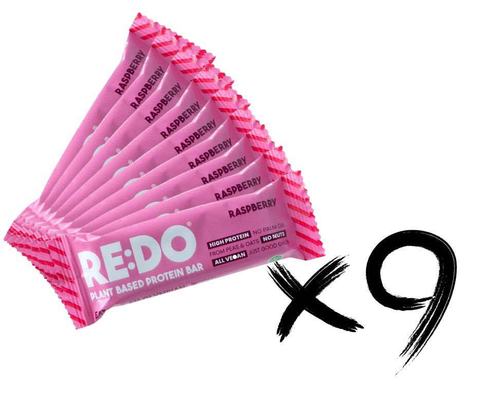 re:do protein bar vegan salted raspberry