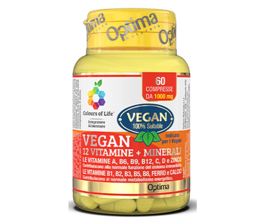 Vegan 12 Vitamine + 3 Minerali